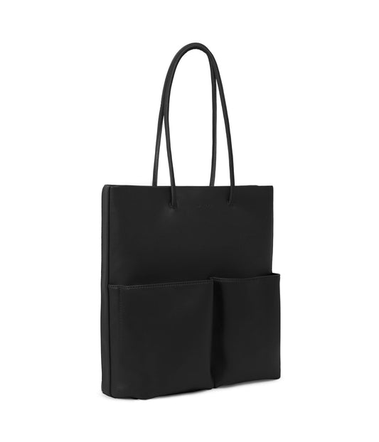 BERTA Vegan Tote Bag - Sol | Color: Black - variant::black
