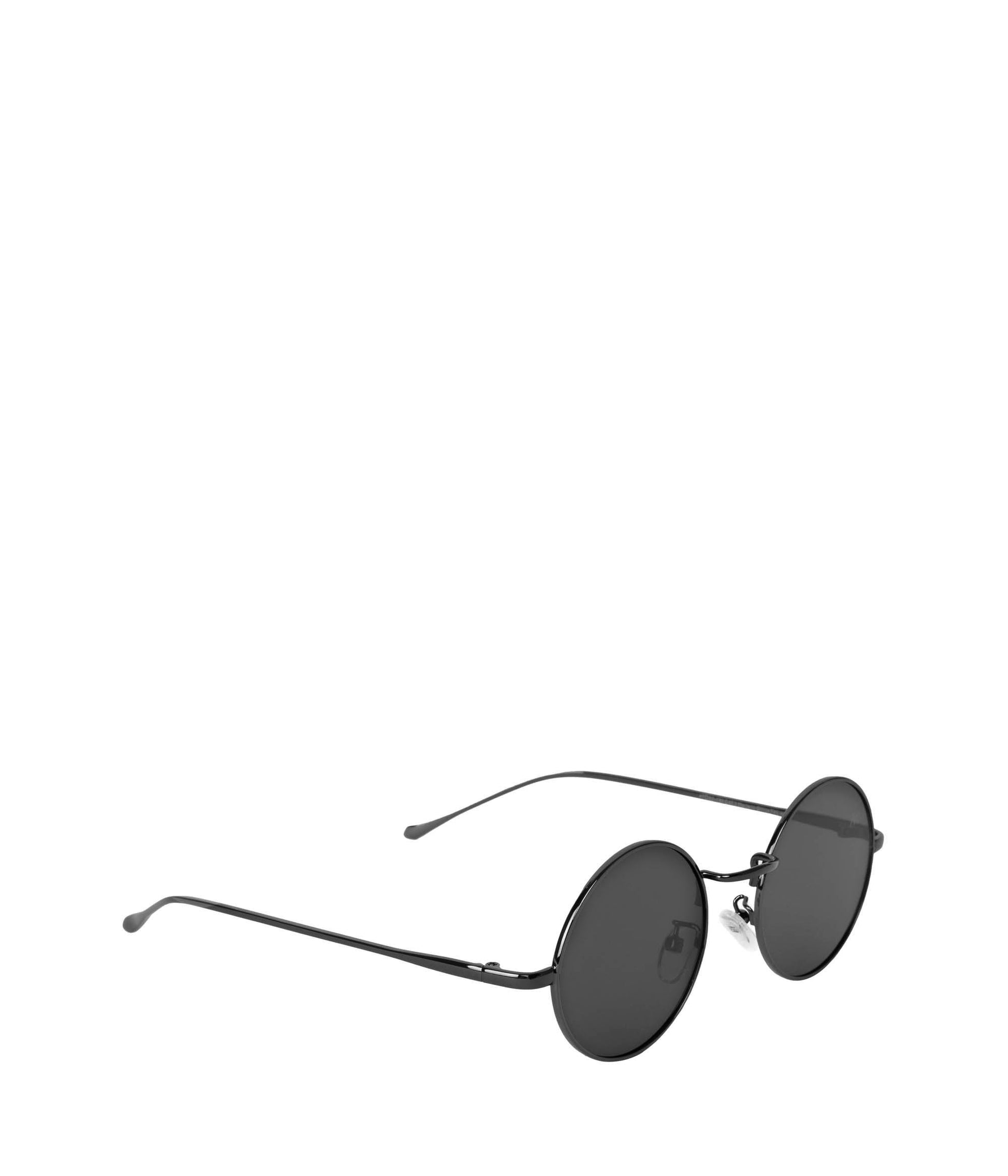 COLE SM Small Round Sunglasses | Color: Black - variant::mblbla