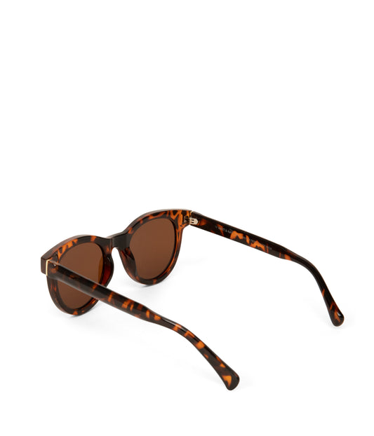JAZI-2 Recycled Round Sunglasses | Color: Brown - variant::brown