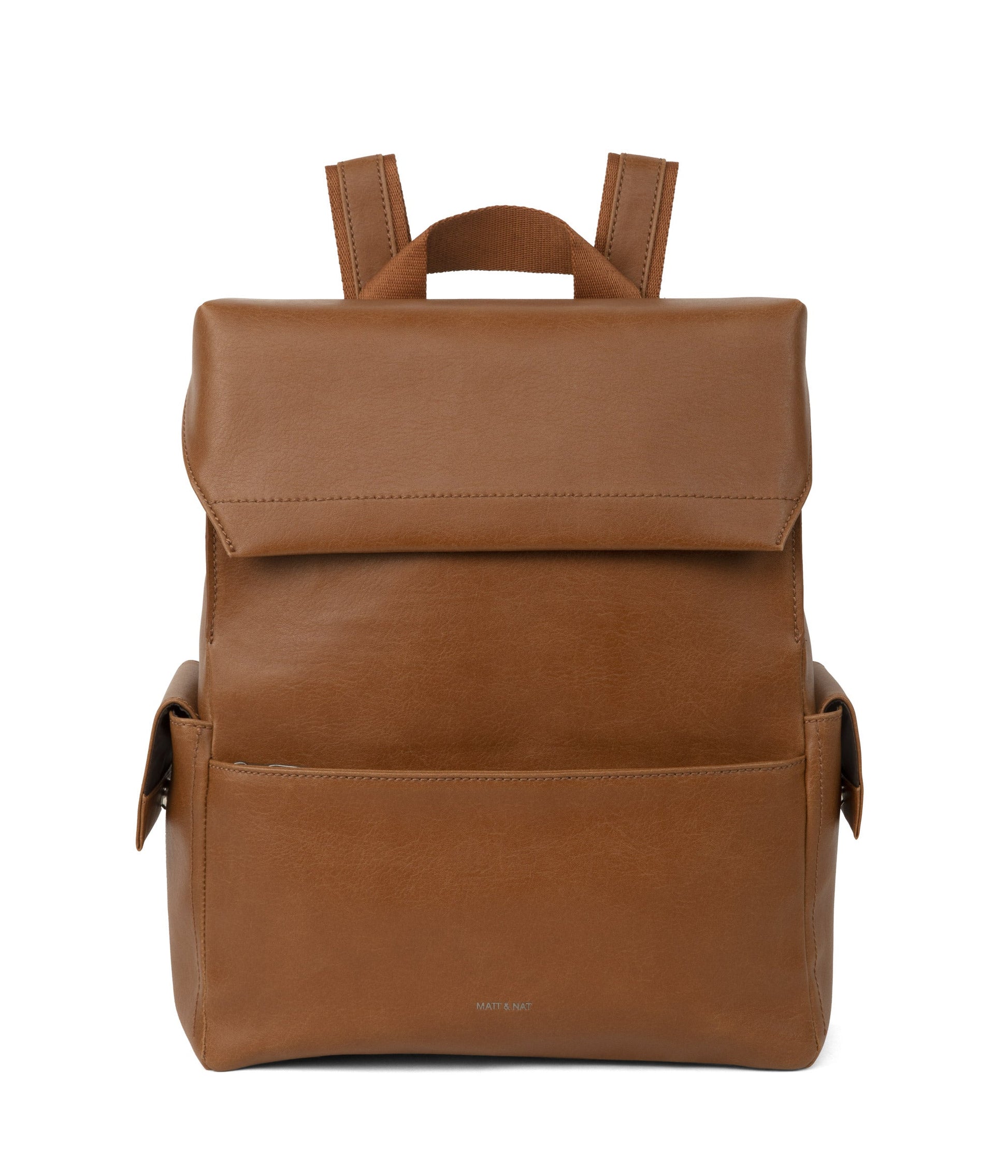MIKAL Vegan Backpack - Purity | Color: Brown - variant::chili