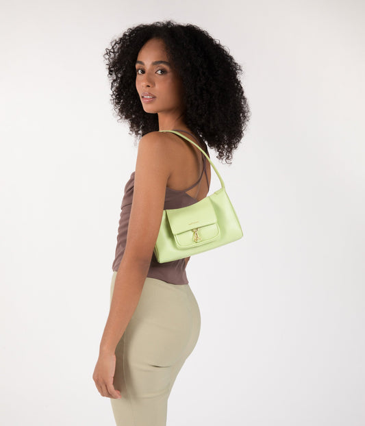 LOTI Vegan Shoulder Bag - Arbor | Color: White, Beige - variant::macadamia