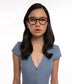 AMARA-3 Recycled Cat-Eye Reading Glasses | Color: Brown - variant::brown