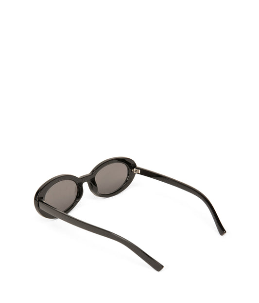 MIELA-2 Recycled Oval Sunglasses | Color: Black, Grey - variant::black