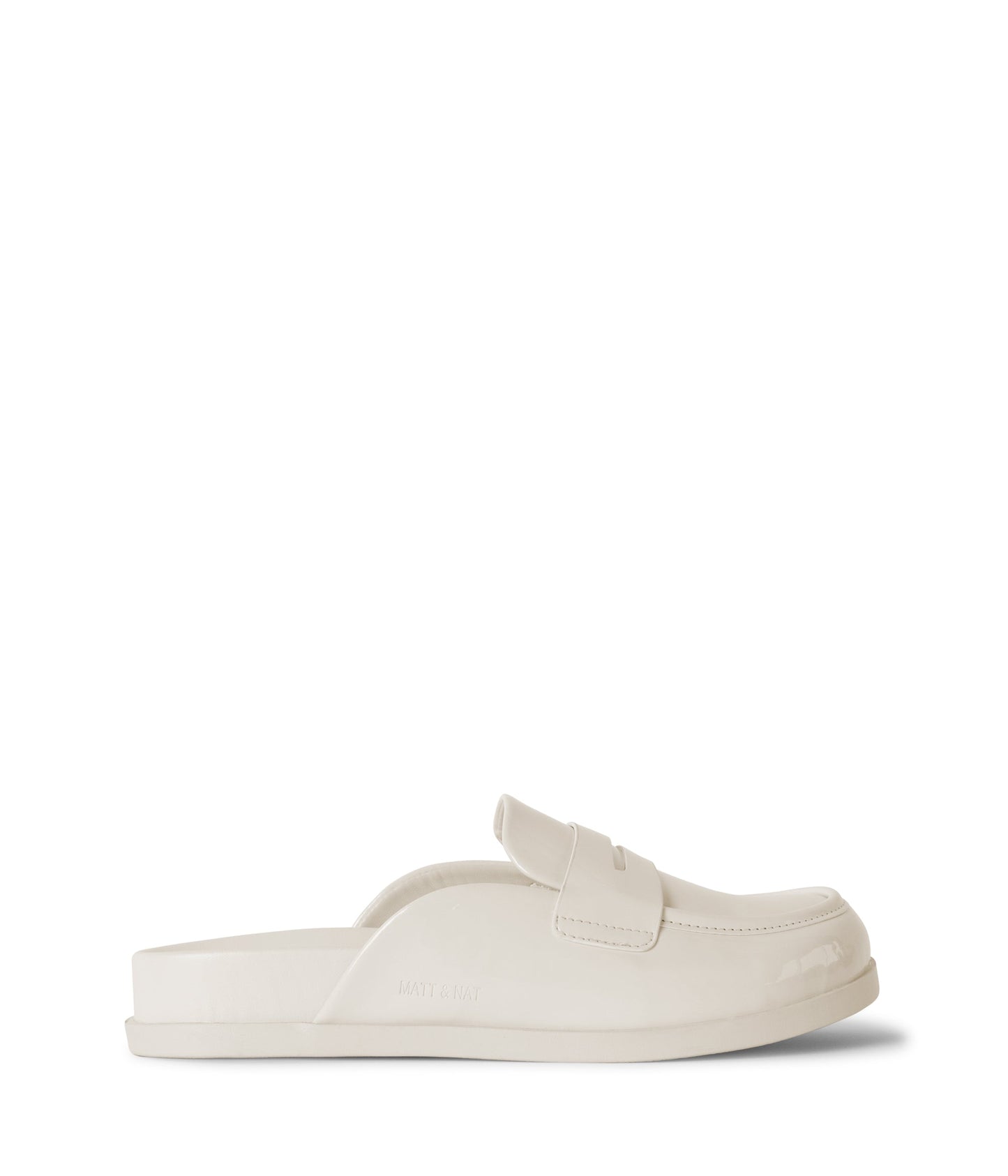 WEIL Women's Vegan Slip On Mules | Color: White - variant::off white