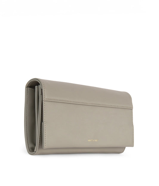 LETTE Vegan Wallet Crossbody Bag - Forum | Color: Grey - variant::cave