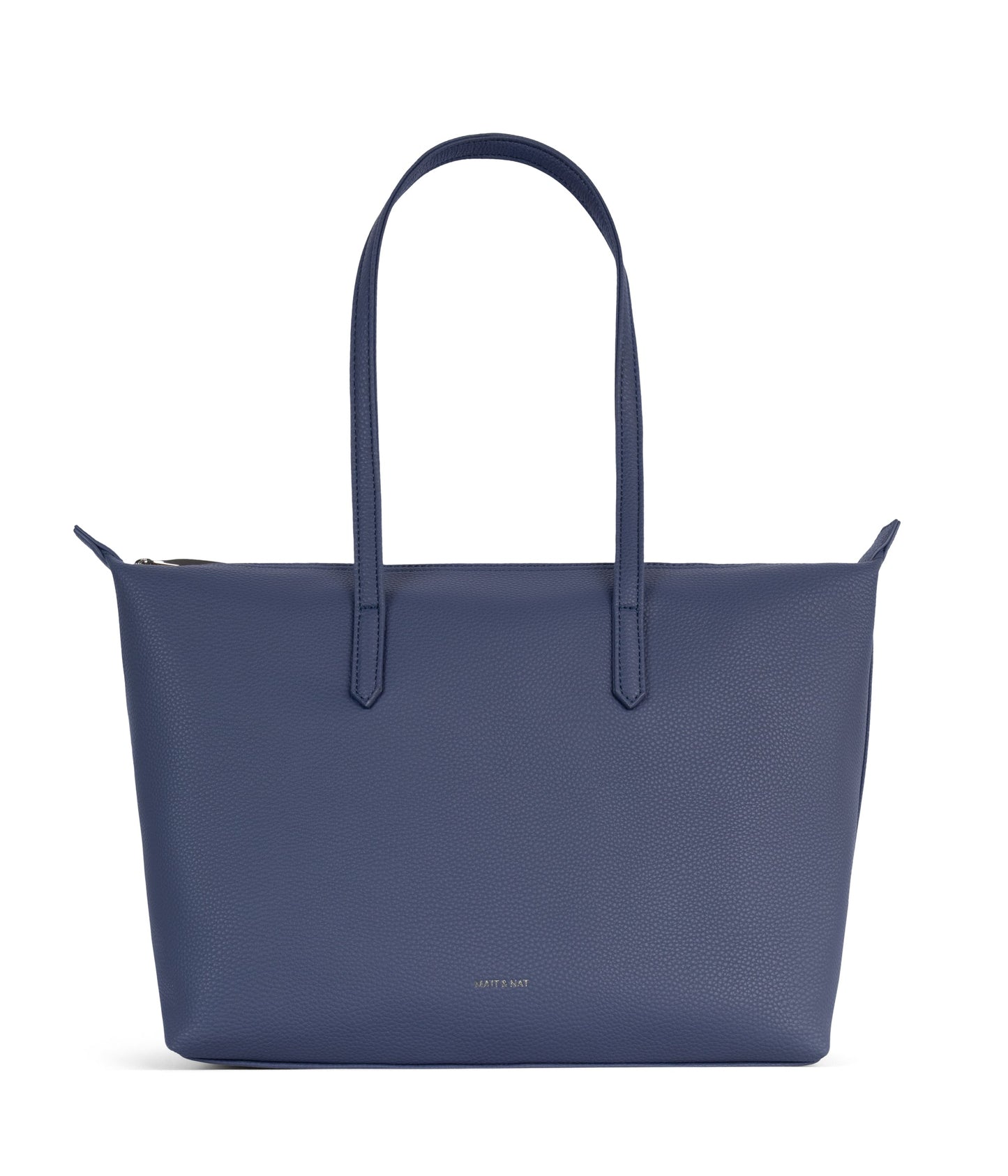 ABBI Vegan Tote Bag - Grain | Color: Blue - variant::blueberry