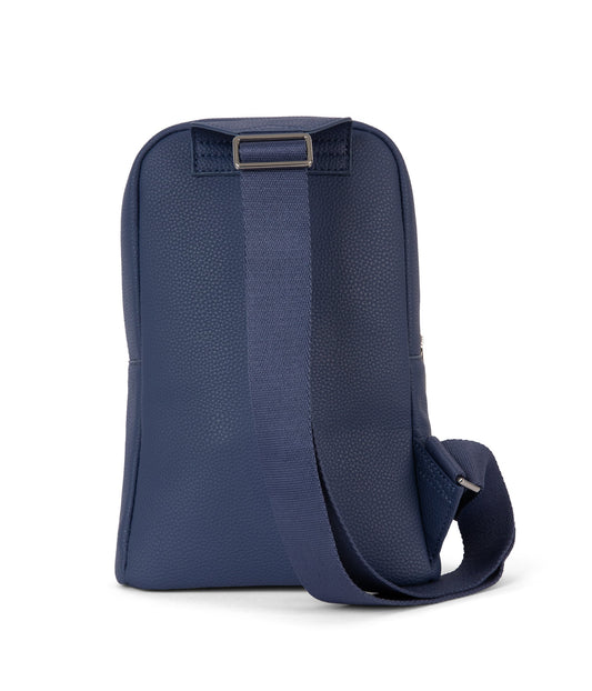 ALLAR Vegan Sling Bag - Grain | Color: Blue - variant::blueberry