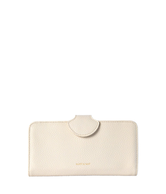 FLOAT Vegan Wallet - Grain | Color: Beige - variant::oat