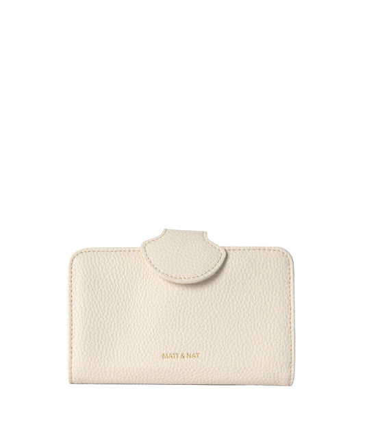 FLOATSM Small Vegan Wallet - Grain | Color: Beige - variant::oat