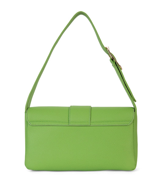 ISABELLE Vegan Shoulder Bag – Grain | Color: Green - variant::peppermint