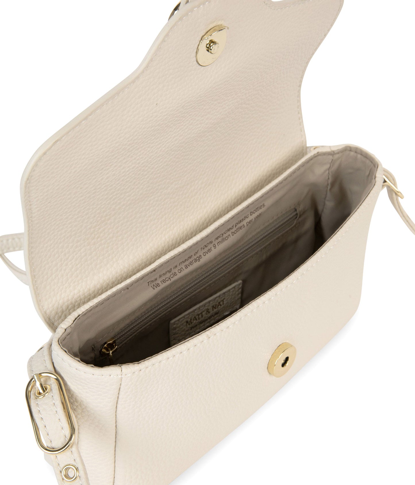 ISABELLE SM Vegan Crossbody Bag – Grain | Color: Beige - variant::oat