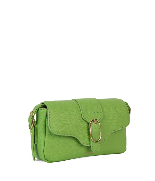 ISABELLE SM Vegan Crossbody Bag – Grain | Color: Green - variant::peppermint