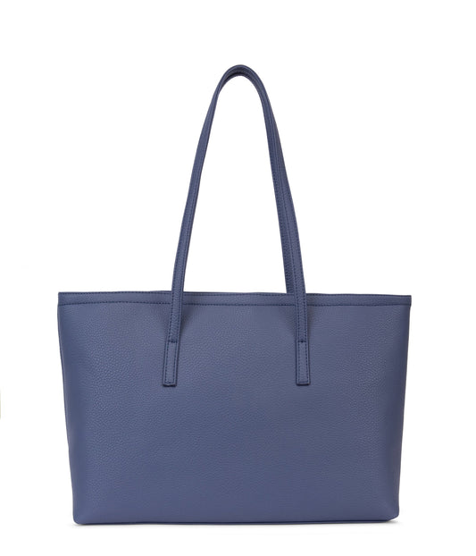 JOS Vegan Tote Bag - Grain | Color: Blue - variant::blueberry