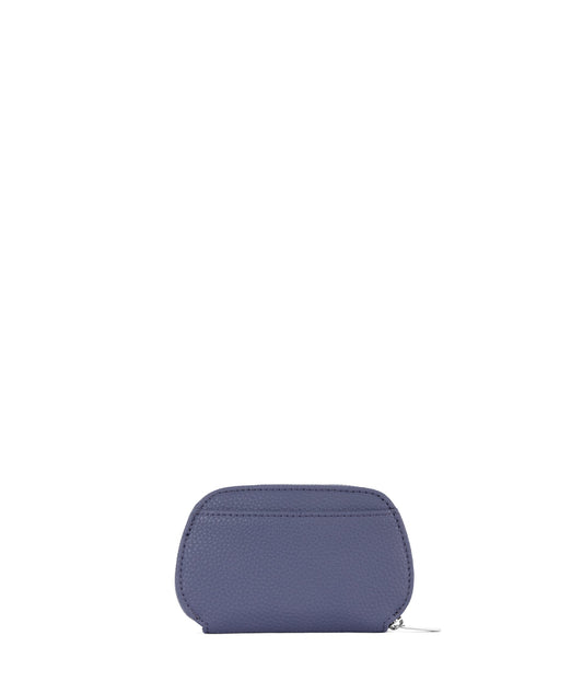 NADYA Vegan Card Holder – Grain | Color: Blue - variant::blueberry