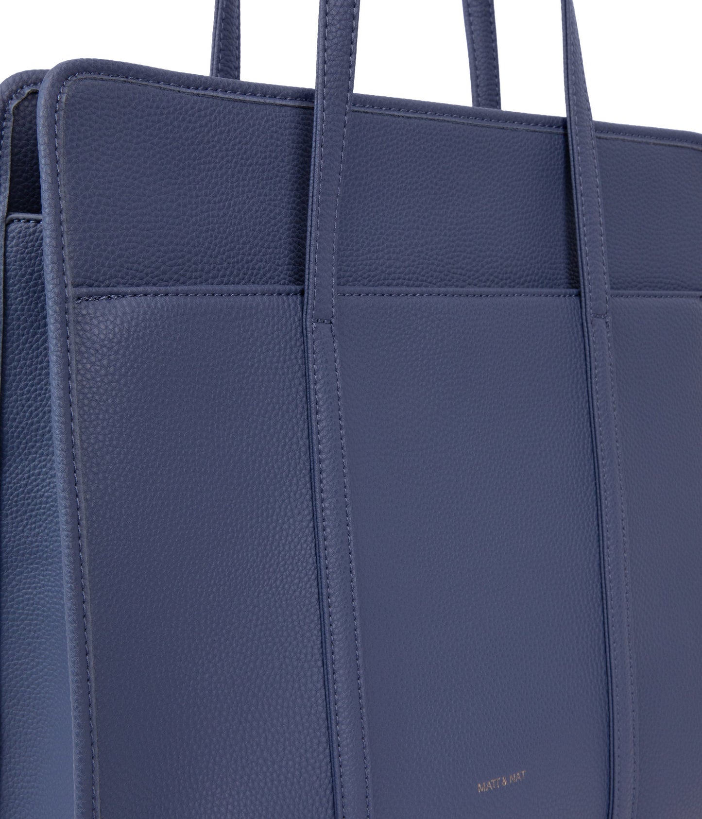 LUSIK Vegan Tote Bag – Grain | Color: Blue - variant::blueberry