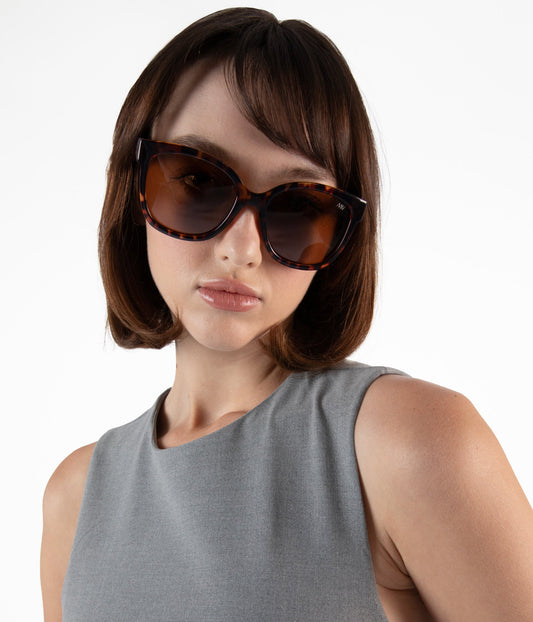 CLEA Wayfarer Sunglasses | Color: Brown - variant::brown