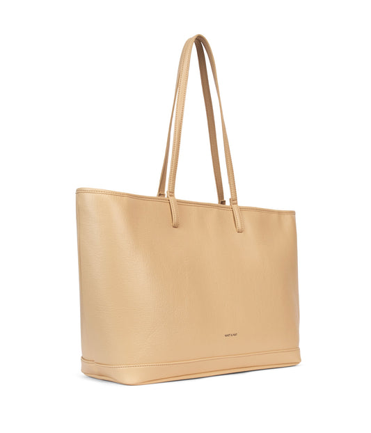 ELIZA Vegan Tote Bag - Theme | Color: Beige - variant::pancake