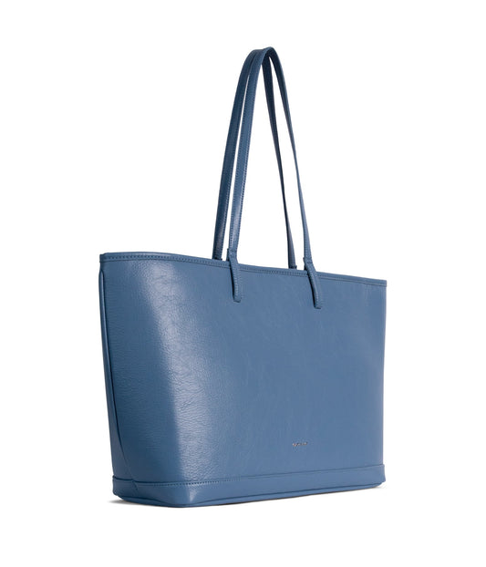 ELIZA Vegan Tote Bag - Theme | Color: Blue - variant::indigo