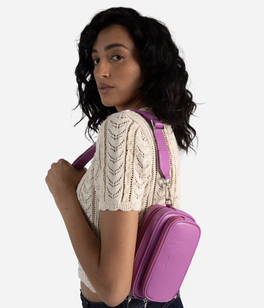 SOLEIL Vegan Crossbody Bag - Theme | Color: Pink - variant::candy