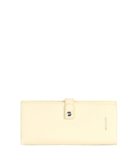 SOSI Vegan Folded Wallet - Forum | Color: Yellow - variant::jasmine