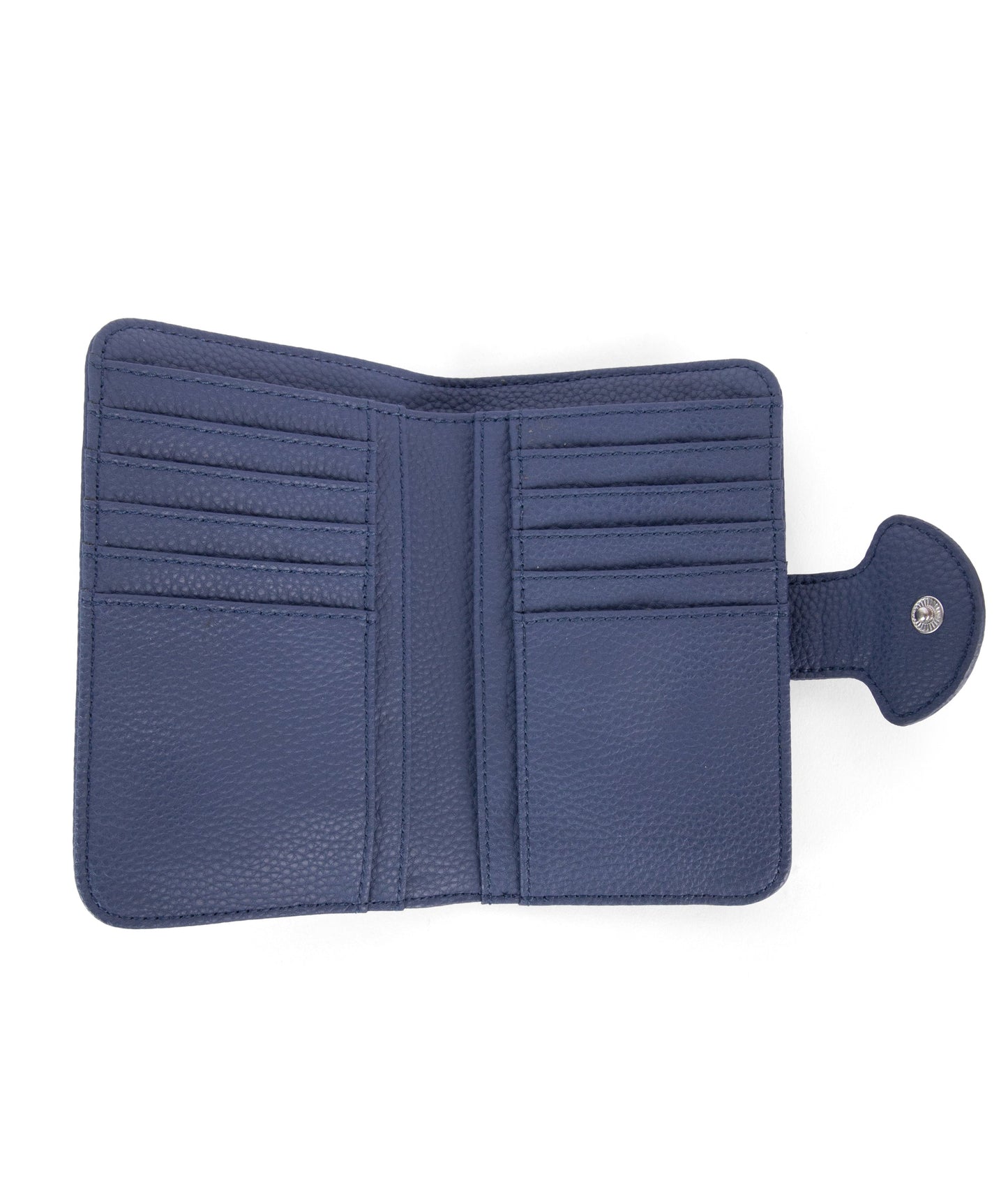 FLOATSM Small Vegan Wallet - Grain | Color: Blue - variant::blueberry