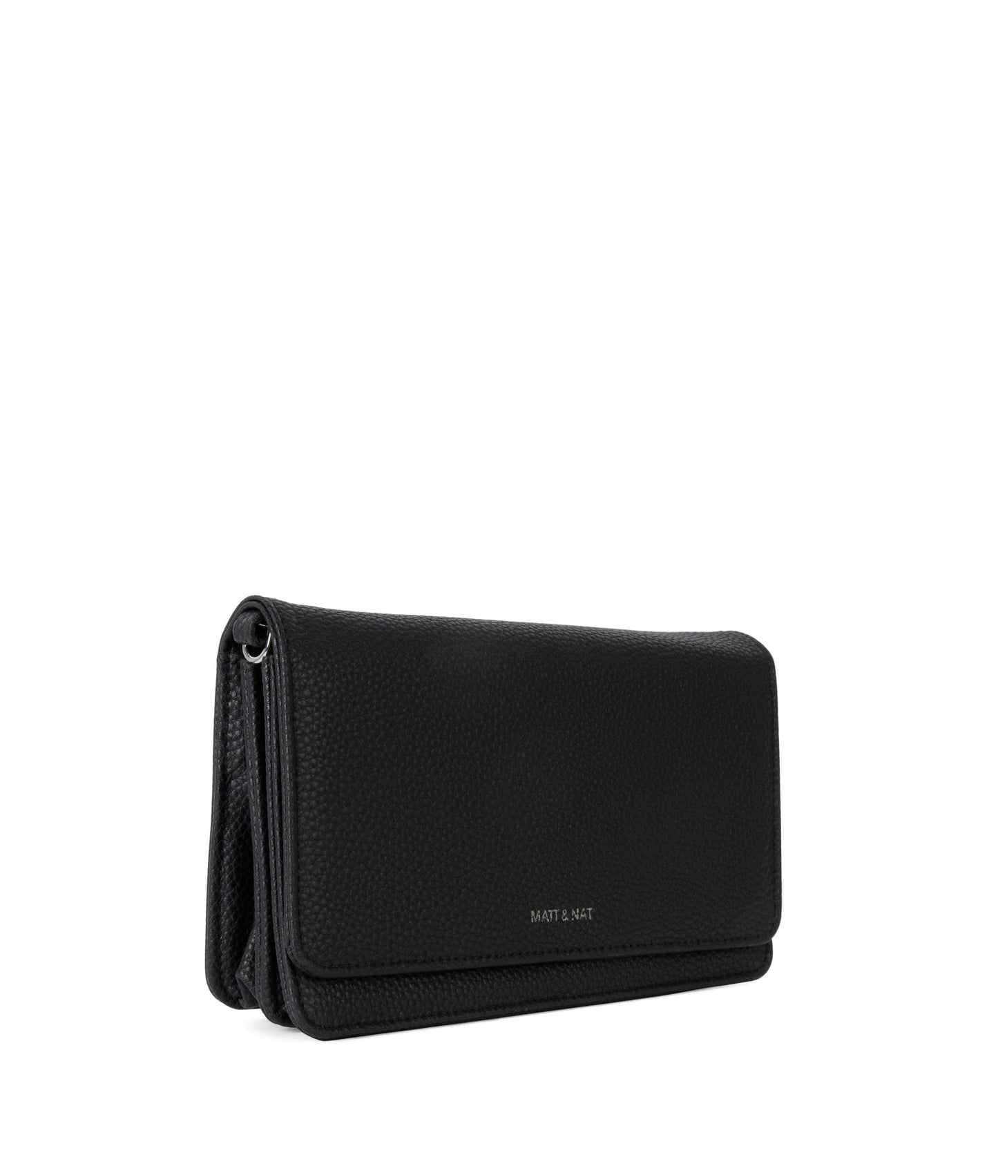 BEE Vegan Crossbody Bag - Grain | Color: Black - variant::black