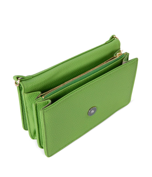 BEE Vegan Crossbody Bag - Grain | Color: Green - variant::peppermint