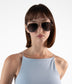 SADIE Metal Aviator Sunglasses | Color: Gold - variant::golsmo