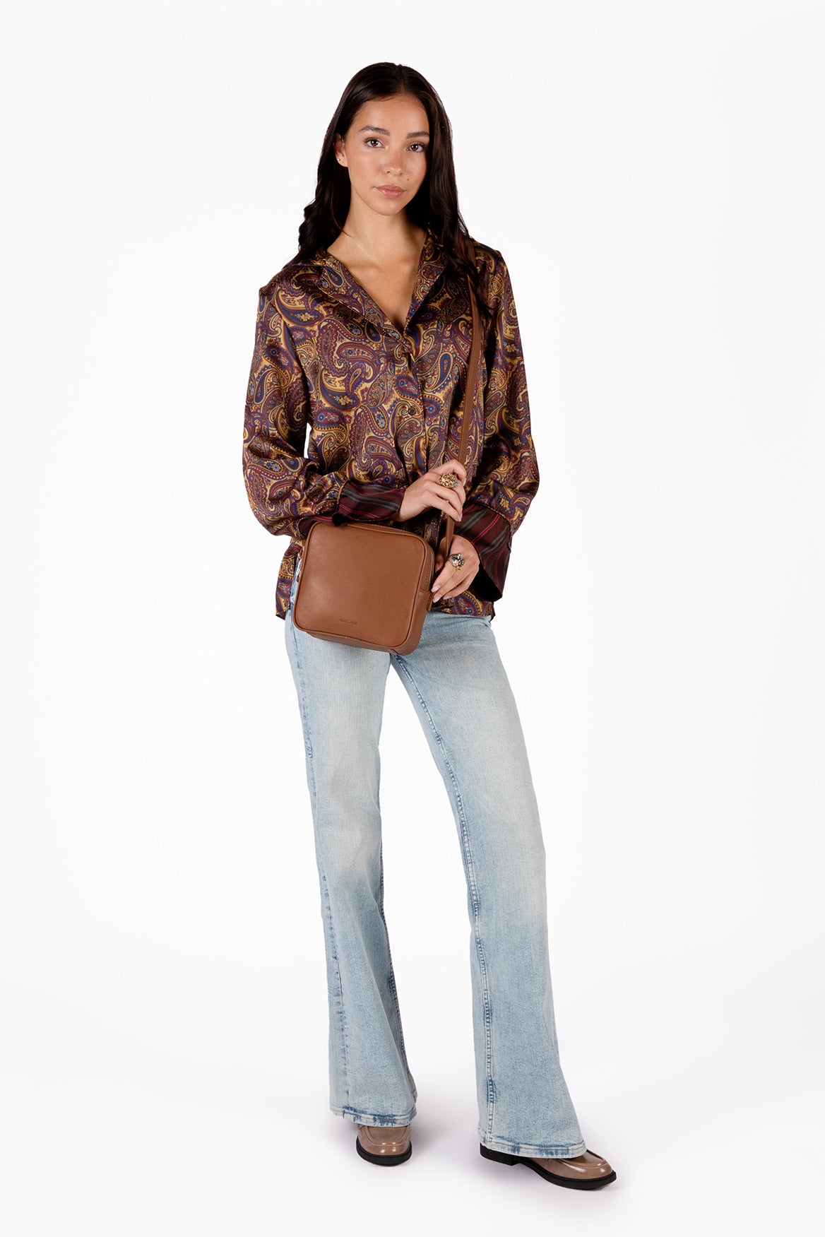 ROSE Vegan Crossbody Bag – Forum | Color: Rum - variant::rum