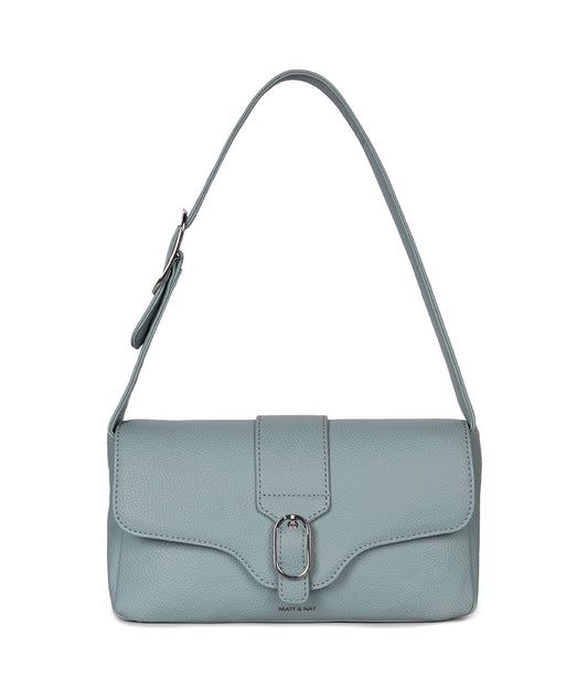 ISABELLE Vegan Shoulder Bag – Grain | Color: Aquamarine - variant::aquamarine