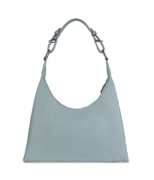 MORGAN Vegan Hobo Bag - Grain | Color: Aquamarine - variant::aquamarine