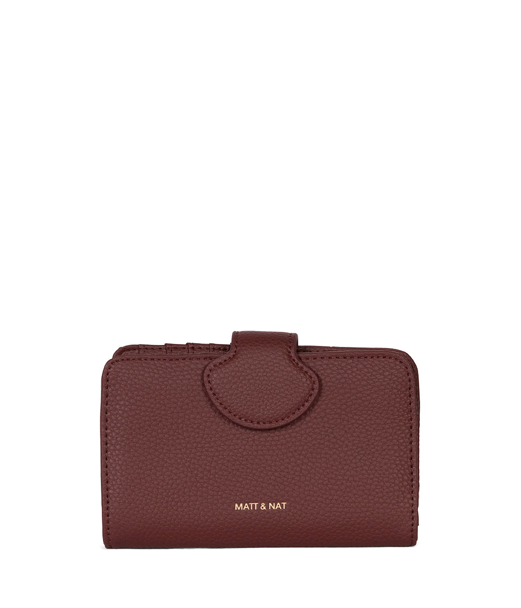 FLOATSM Small Vegan Wallet - Grain | Color: Cherry - variant::cherry