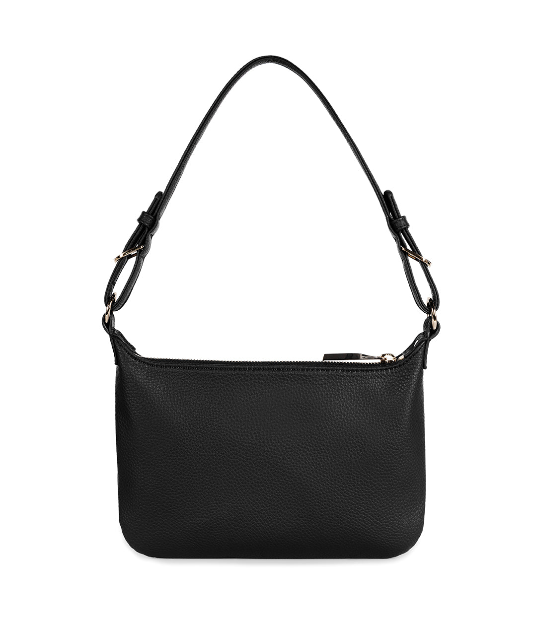 Jina Vegan Shoulder Bag – Grain | Color: Black - variant::black