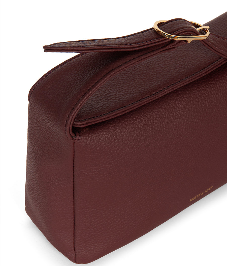 KERI Vegan Crossbody Bag – Grain | Color: Cherry - variant::cherry