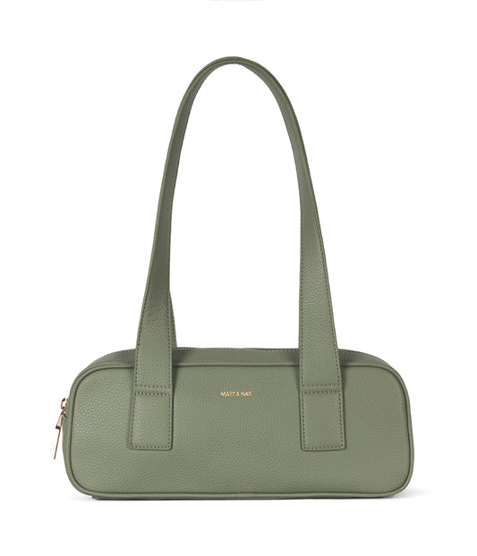 LEMUR Vegan Satchel – Grain | Color: Olivine - variant::olivine
