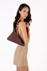 Matina Vegan Shoulder Bag – Grain | Color: Black - variant::black
