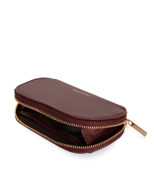 NADYA Vegan Card Holder – Grain | Color: Cherry - variant::cherry