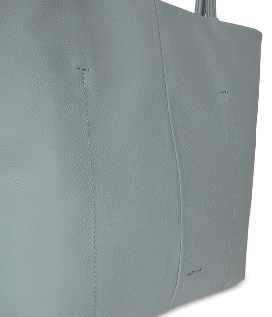 NATALIA Vegan Tote Bag – Grain | Color: Aquamarine - variant::aquamarine