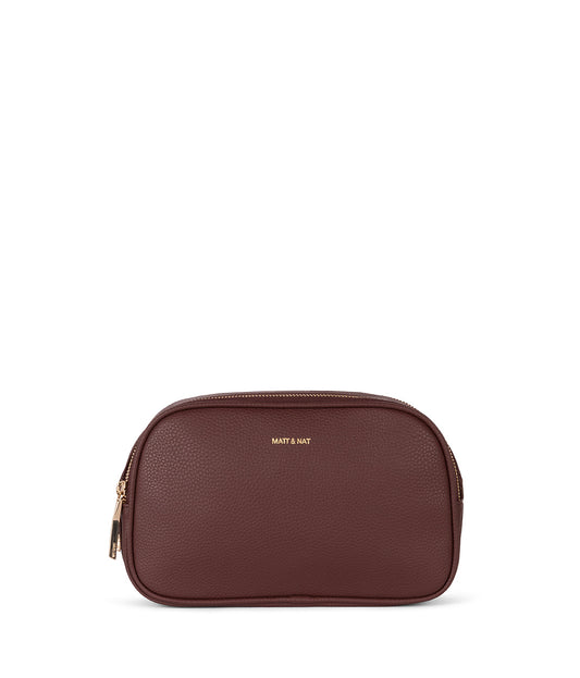 PAIR Vegan Crossbody Bag - Grain | Color: Cherry - variant::cherry