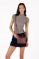 SAM Vegan Crossbody Bag - Grain | Color: Black - variant::black