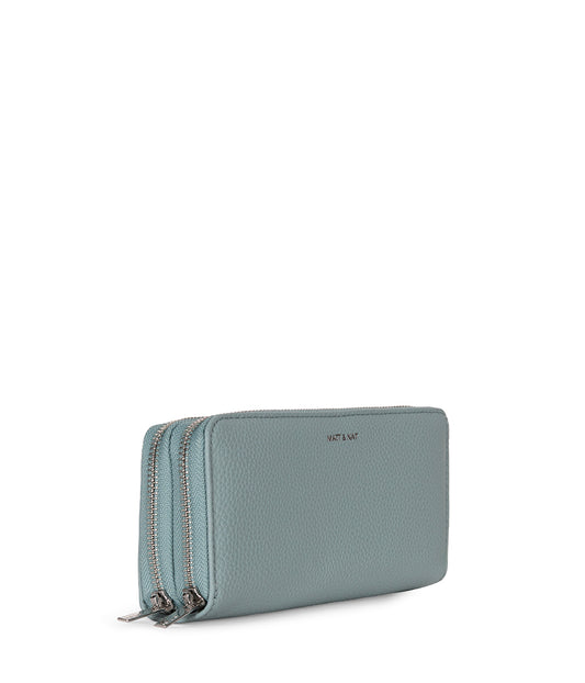 Sublime Vegan Wallet – Grain | Color: Aquamarine - variant::aquamarine