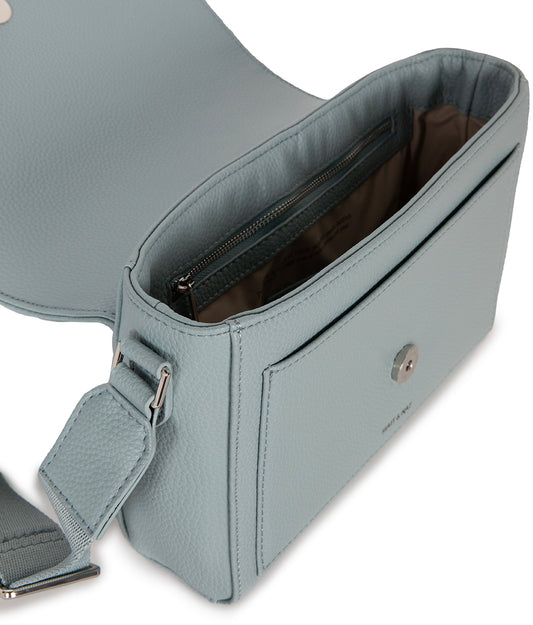 SUNNY Vegan Shoulder Bag – Grain | Color: Aquamarine - variant::aquamarine