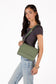 SUNNY Vegan Shoulder Bag – Grain | Color: Olivine - variant::olivine