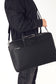 TOM Vegan Briefcase - Grain | Color: Black - variant::black