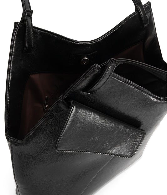 GIANI SM Vegan Tote – Theme | Color: Black - variant::black