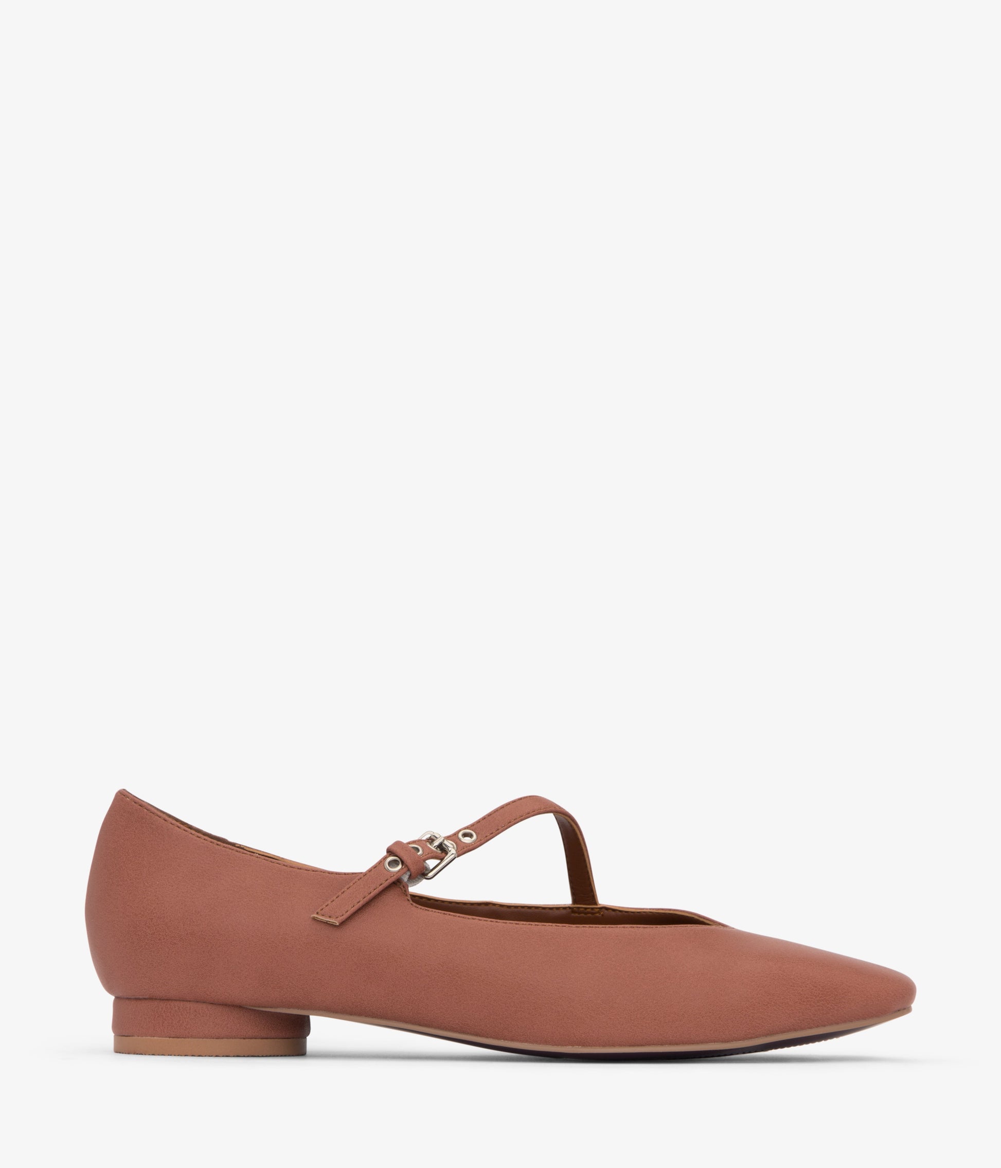 ANAIS Vegan Mary Jane Flats | Color: Pink - variant::rose