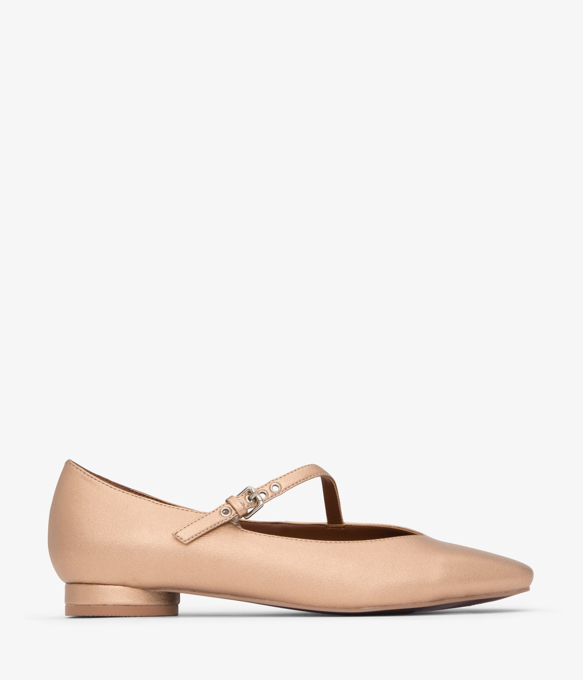 ANAIS Vegan Mary Jane Flats | Color: Pink - variant::rose
