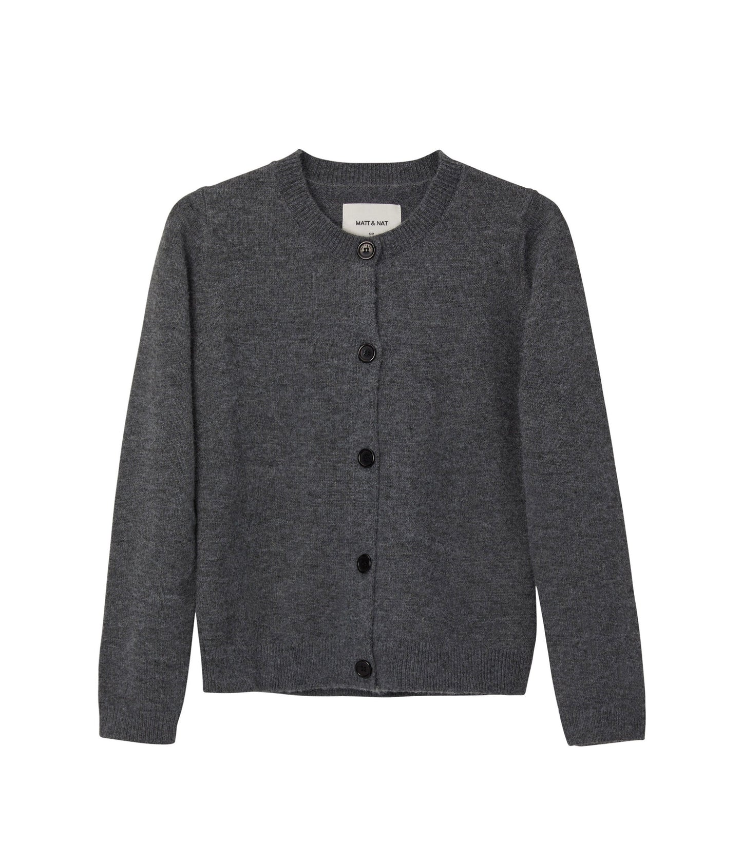 JIL Button-Front Cardigan | Color: Grey - variant::charcoalJIL Button-Front Cardigan | Color: Grey - variant::charcoal